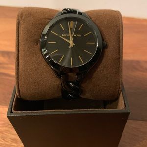 Michael Kors watch - Black & Gold